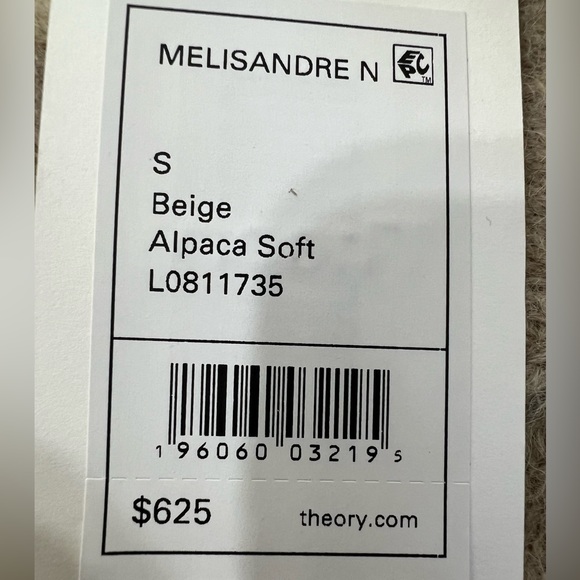 THEORY 
Melisandre Wool-Blend Coat - Beige - Picture 13 of 15